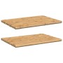 Bamboo bath mats 2 units 70x50 cm by vidaXL, Rugs and bath mats - Ref: Foro24-366457, Price: 51,20 €, Discount: %