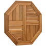 Octagonal solid teak wood table top 50x50x2.5 cm by vidaXL, Table tops - Ref: Foro24-366663, Price: 51,95 €, Discount: %