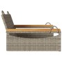 Graue Schaukelbank aus synthetischem Rattan, 63 x 62 x 40 cm von vidaXL, Gartenbänke - Ref: Foro24-368162, Preis: 71,49 €, Ra...