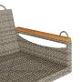 Graue Schaukelbank aus synthetischem Rattan, 63 x 62 x 40 cm von vidaXL, Gartenbänke - Ref: Foro24-368162, Preis: 71,49 €, Ra...