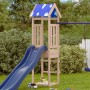 Torre de juegos madera maciza de pino 52,5x46,5x208 cm de vidaXL, Casitas infantiles - Ref: Foro24-845902, Precio: 82,57 €, D...