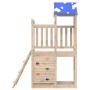 Torre de juegos con pared escalada madera pino 110,5x52,5x215cm de vidaXL, Casitas infantiles - Ref: Foro24-845923, Precio: 2...