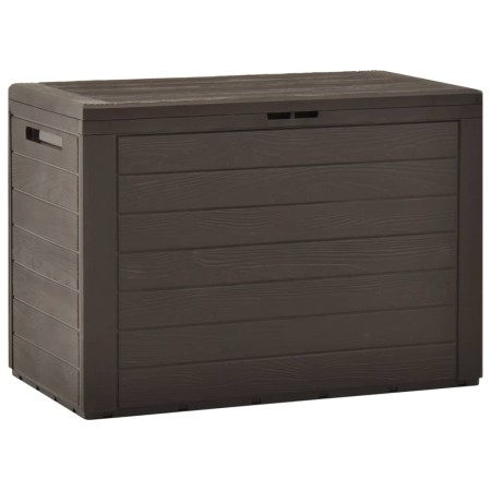 Brown garden storage box 78x44x55 cm by vidaXL, Outdoor storage boxes - Ref: Foro24-49442, Price: 84,46 €, Discount: %