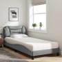 Cama con colchón tela gris claro 90x200 cm de vidaXL, Camas y somieres - Ref: Foro24-3208506, Precio: 290,29 €, Descuento: %