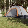 5 person quick opening gray and orange camping tent by vidaXL, tents - Ref: Foro24-4004175, Price: 149,99 €, Discount: %