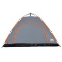 Schnell zu öffnendes Campingzelt in Grau und Orange für 5 Personen von vidaXL, Zelte - Ref: Foro24-4004175, Preis: 149,00 €, ...