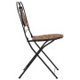 Folding bistro chairs 2 units terracotta ceramic by vidaXL, Garden chairs - Ref: Foro24-4003403, Price: 144,17 €, Discount: %