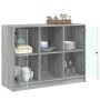 Sonoma gray engineered wood sideboard 102x37x75.5 cm by vidaXL, Sideboards - Ref: Foro24-3295876, Price: 101,24 €, Discount: %