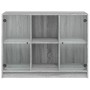 Aparador madera de ingeniería gris Sonoma 102x37x75,5 cm de vidaXL, Aparadores - Ref: Foro24-3295876, Precio: 102,89 €, Descu...