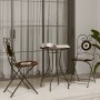 Terracotta and white ceramic mosaic bistro table Ø50x70 cm by vidaXL, Garden tables - Ref: Foro24-4003401, Price: 80,30 €, Di...