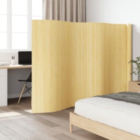 Bamboo divider screen light natural color 165x600 cm by vidaXL, Room dividers - Ref: Foro24-377007, Price: 120,56 €, Discount: %