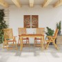 Garden dining set 5 pieces solid acacia wood by vidaXL, Garden sets - Ref: Foro24-3295256, Price: 406,48 €, Discount: %