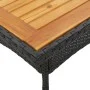 3-teilige Garten-Essgruppe mit Kissen aus schwarzem Akazien-PE-Rattan von vidaXL, Gartensets - Ref: Foro24-3278711, Preis: 21...