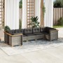 7-piece garden sofa set with gray synthetic rattan cushions by vidaXL, Garden sets - Ref: Foro24-3261972, Price: 579,19 €, Di...