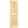 Puerta corredera con herrajes madera maciza de pino 70x210 cm de vidaXL, Puertas - Ref: Foro24-3203110, Precio: 221,72 €, Des...