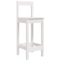 7-piece white pine wood garden table and high stools set by vidaXL, Garden sets - Ref: Foro24-3154761, Price: 499,68 €, Disco...