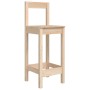 High stools 2 pcs solid pine wood 40x41.5x112 cm by vidaXL, dining chairs - Ref: Foro24-822142, Price: 91,96 €, Discount: %