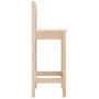 High stools 2 pcs solid pine wood 40x41.5x112 cm by vidaXL, dining chairs - Ref: Foro24-822142, Price: 91,96 €, Discount: %