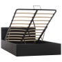 Hydraulic canapé bed with LED black synthetic leather 140x200 cm by vidaXL, Beds and slatted bases - Ref: Foro24-285543, Pric...