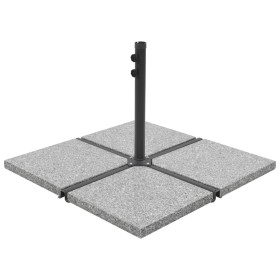 Weight plate for parasol 4 pcs square gray granite 100kg by vidaXL, Umbrella bases - Ref: Foro24-276268, Price: 335,68 €, Dis...