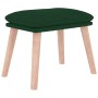 Dark green fabric footstool 45x29.5x35 cm by vidaXL, Ottomans - Ref: Foro24-341429, Price: 46,23 €, Discount: %