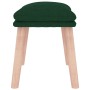 Dark green fabric footstool 45x29.5x35 cm by vidaXL, Ottomans - Ref: Foro24-341429, Price: 46,23 €, Discount: %