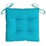 Stuhlkissen 2 Einheiten türkisfarbener Stoff 40x40x7 cm von vidaXL, Kissen für Stühle und Sofas - Ref: Foro24-361504, Preis: ...