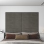 Wall panels 12 pcs dark gray velvet 90x30 cm 3.24 m² by vidaXL, Wall covering - Ref: Foro24-343920, Price: 106,44 €, Discount: %