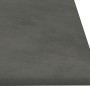 Paneles de pared 12 uds terciopelo gris oscuro 90x30 cm 3,24 m² de vidaXL, Recubrimiento de paredes - Ref: Foro24-343920, Pre...