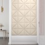 Wall panels 12 pcs cream velvet 30x30 cm 0.54 m² by vidaXL, Wall covering - Ref: Foro24-343955, Price: 37,76 €, Discount: %