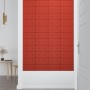 Wall panels 12 pcs red synthetic leather 30x15 cm 0.54 m² by vidaXL, Wall covering - Ref: Foro24-343969, Price: 20,99 €, Disc...