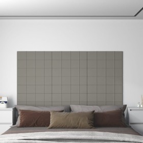 Wall panels 12 pcs light gray velvet 60x15 cm 1.08 m² by vidaXL, Wall covering - Ref: Foro24-344063, Price: 29,99 €, Discount: %