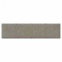 Paneles de pared 12 uds terciopelo gris claro 60x15 cm 1,08 m² de vidaXL, Recubrimiento de paredes - Ref: Foro24-344063, Prec...