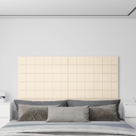 Wall panels 12 pcs cream velvet 90x15 cm 1.62 m² by vidaXL, Wall covering - Ref: Foro24-344113, Price: 39,76 €, Discount: %