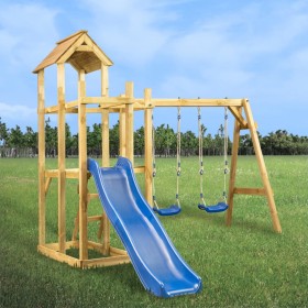 Outdoor playground impregnated pine wood 285x305x226.5cm by vidaXL, Swings and play structures - Ref: Foro24-279063, Price: 4...