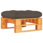 Garden ottoman made of honey brown impregnated pine wood pallets by vidaXL, Modular outdoor sofas - Ref: Foro24-3066453, Pric...