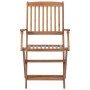 Folding garden chairs 8 pcs solid acacia wood and cushions by vidaXL, Garden chairs - Ref: Foro24-3074991, Price: 452,99 €, D...