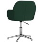 Sillas de comedor giratorias 2 uds tela verde oscuro de vidaXL, Sillas de comedor - Ref: Foro24-3103035, Precio: 159,41 €, De...