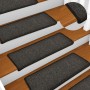 Stair tread mats 15 pcs anthracite 65x21x4 cm by vidaXL, Stair mats - Ref: Foro24-134567, Price: 63,43 €, Discount: %