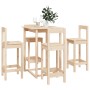 Set de bar 5 piezas madera maciza de pino de vidaXL, muebles para cocinas y comedores - Ref: Foro24-3124742, Precio: 267,28 €...