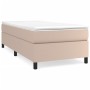 Box spring bed with cappuccino synthetic leather mattress 90x190 cm by vidaXL, Beds and slatted bases - Ref: Foro24-3144583, ...