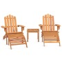 Adirondack Gartenmöbel-Set 3-teilig aus Akazienholz von vidaXL, Gartensets - Ref: Foro24-3152122, Preis: 306,99 €, Rabatt: %