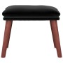 Black velvet footstool 45x29.5x35 cm by vidaXL, Ottomans - Ref: Foro24-341474, Price: 46,99 €, Discount: %