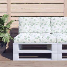 Cushions for pallets 2 units leaf print fabric by vidaXL, Cushions for chairs and sofas - Ref: Foro24-360729, Price: 64,49 €,...