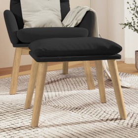 Black velvet footstool 45x29.5x35 cm by vidaXL, Ottomans - Ref: Foro24-341441, Price: 46,99 €, Discount: %