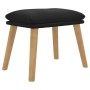 Black velvet footstool 45x29.5x35 cm by vidaXL, Ottomans - Ref: Foro24-341441, Price: 45,97 €, Discount: %