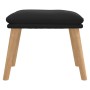 Black velvet footstool 45x29.5x35 cm by vidaXL, Ottomans - Ref: Foro24-341441, Price: 45,97 €, Discount: %