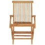 Garden chairs 8 units teak wood with red cushions by vidaXL, Garden chairs - Ref: Foro24-3072913, Price: 553,99 €, Discount: %