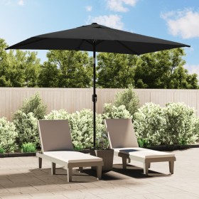 Garden umbrella with metal pole 300x200 cm anthracite gray by vidaXL, Umbrellas - Ref: Foro24-44501, Price: 65,49 €, Discount: %