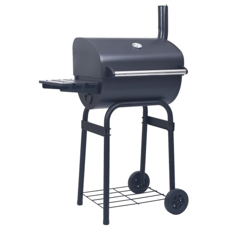 Holzkohlegrill mit Räucherofen und schwarzer Unterplatte von vidaXL, Grillen - Ref: Foro24-46649, Preis: 141,65 €, Rabatt: %